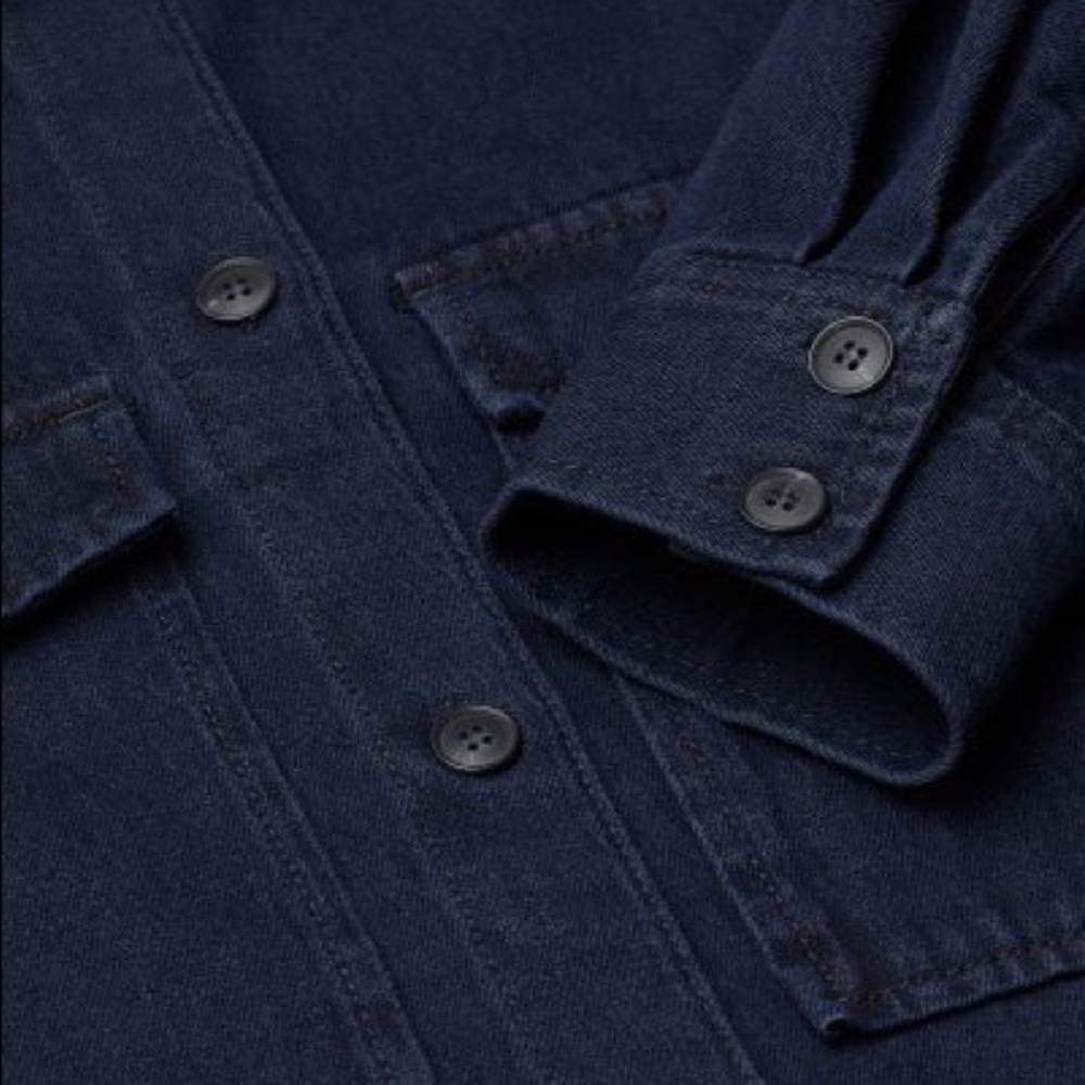 oversized denim shacket from h&m!